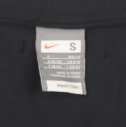Womens UK Size S Nike Black Basic T-Shirt