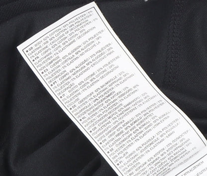 Womens UK Size S Nike Black Basic T-Shirt