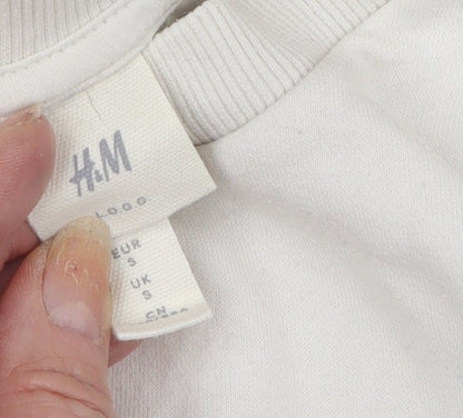 H&M Women's Ivory Friends Sweatshirt - S