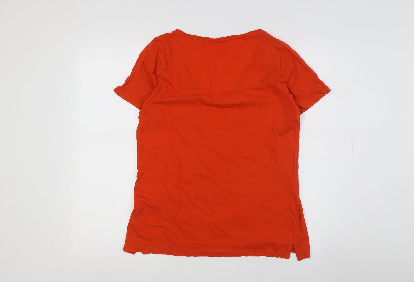 Womens UK Size S J.CREW Red Jersey T-Shirt