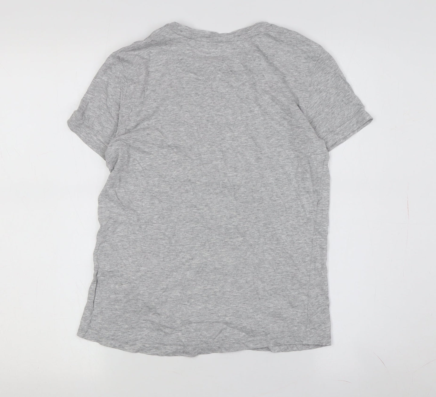 Puma Boys Grey Graphic Print T-Shirt, Crew Neck, 13-14 Years
