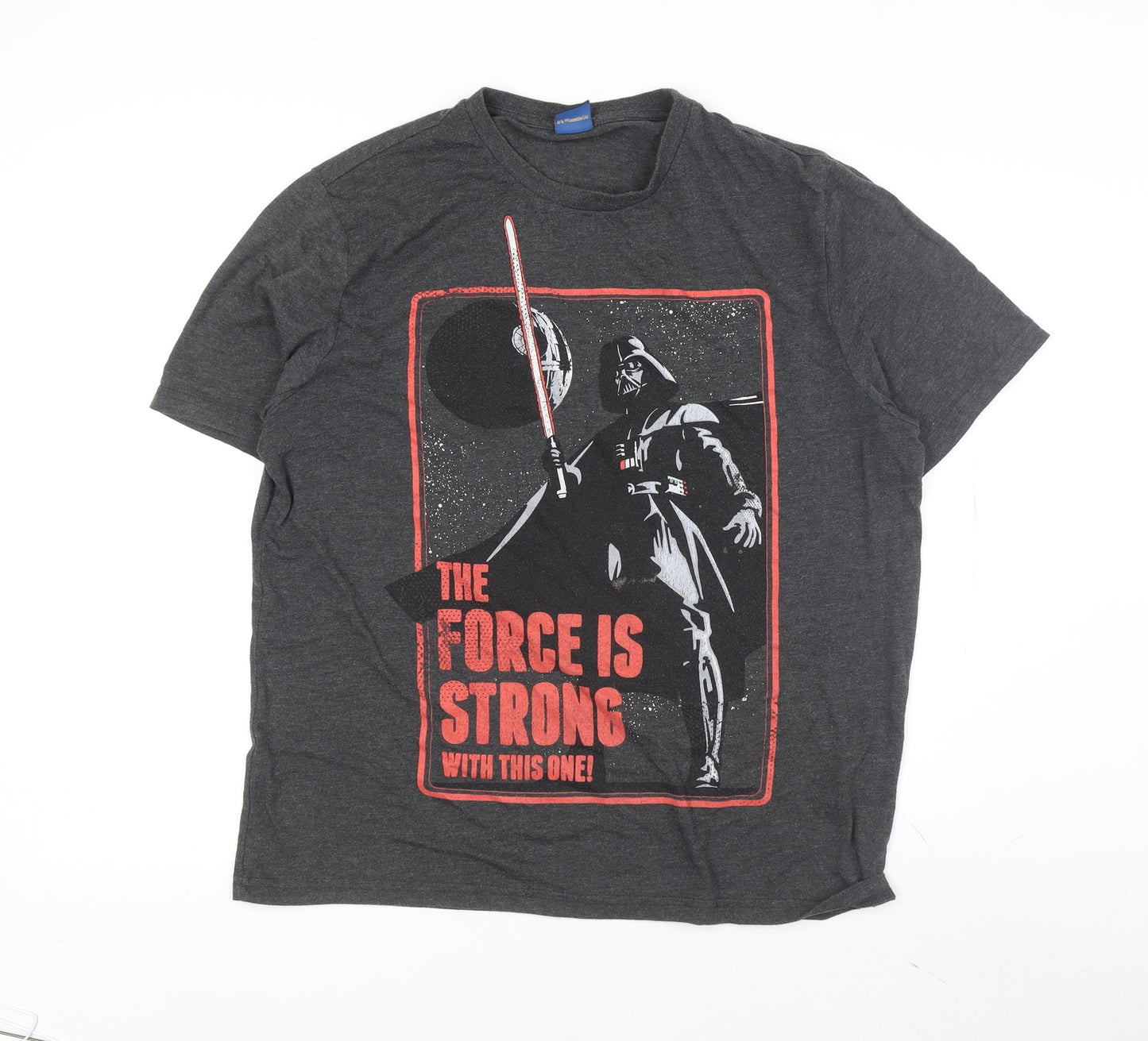 George Men’s Grey Star Wars Darth Vader T-Shirt M