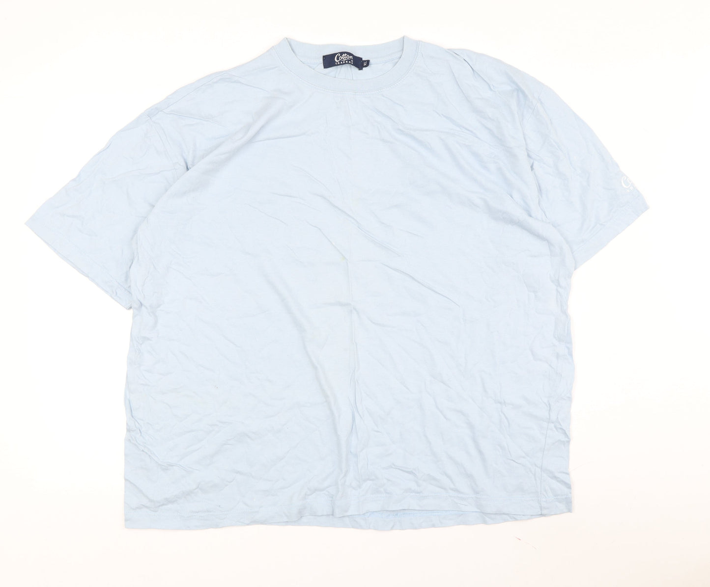 Mens UK Size TX Cotton Traders Blue  T-Shirt