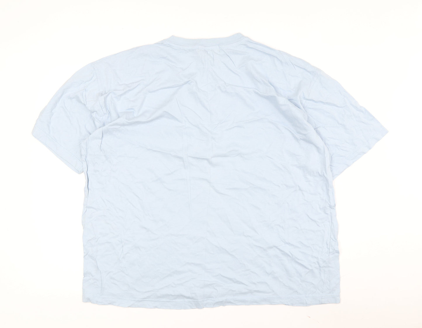 Mens UK Size TX Cotton Traders Blue  T-Shirt