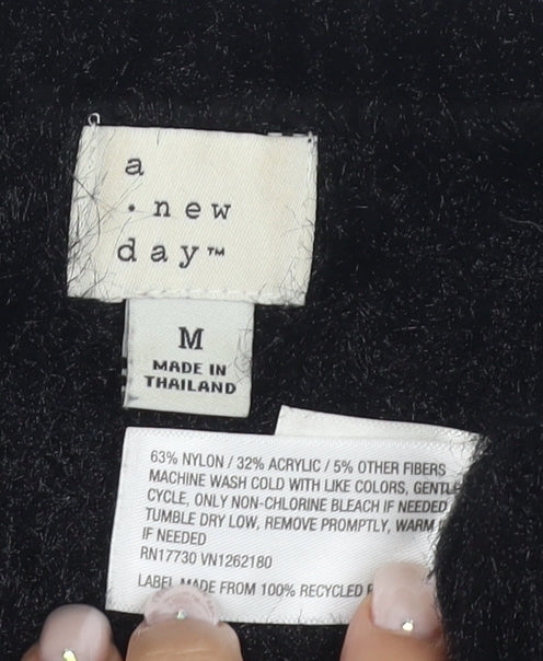 A New Day Women's Black Pullover M Jumper
