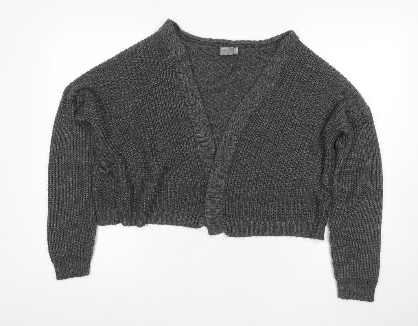 Womens UK Size 12 ASOS Grey Cardigan Jumper