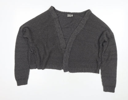 Womens UK Size 12 ASOS Grey Cardigan Jumper