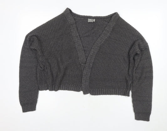 Womens UK Size 12 ASOS Grey Cardigan Jumper