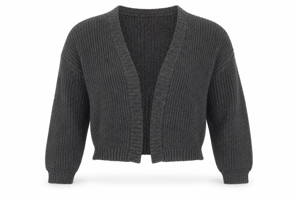 Womens UK Size 12 ASOS Grey Cardigan Jumper