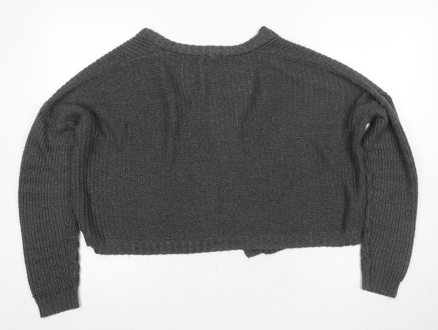 Womens UK Size 12 ASOS Grey Cardigan Jumper
