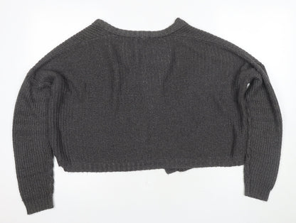 Womens UK Size 12 ASOS Grey Cardigan Jumper