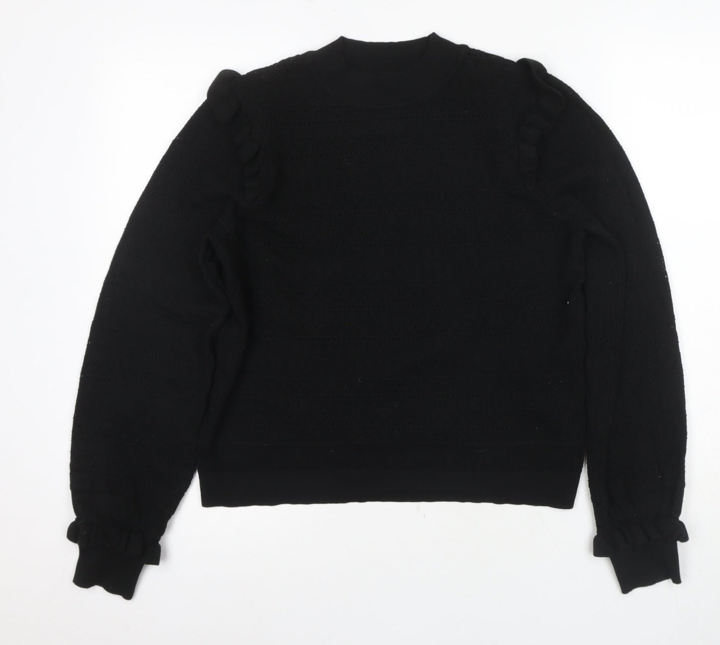 New Look Women’s Black Mock Neck Pullover Jumper