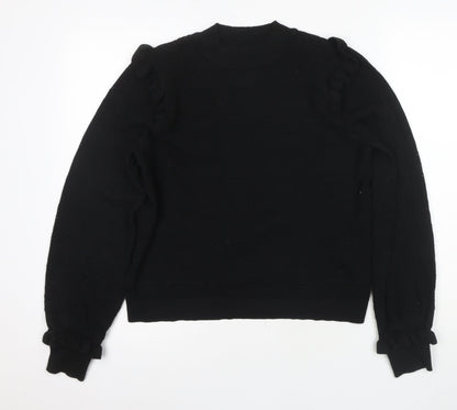 New Look Women’s Black Mock Neck Pullover Jumper