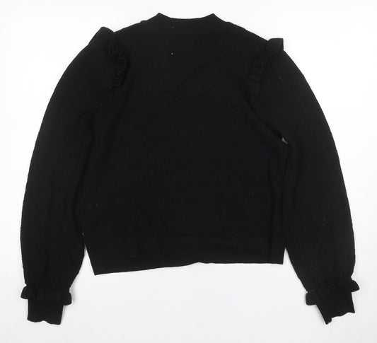 New Look Women’s Black Mock Neck Pullover Jumper