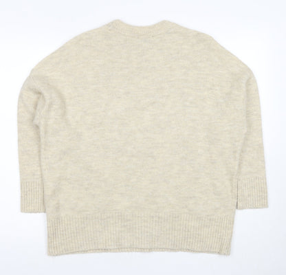 Womens UK Size S New Look Beige Jumper Jumper