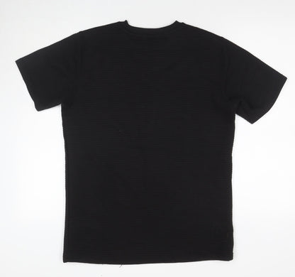 Mens UK Size M boohooMAN Black  T-Shirt