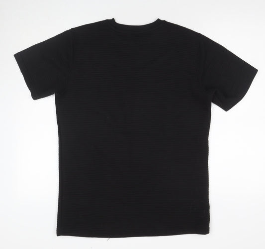Mens UK Size M boohooMAN Black  T-Shirt