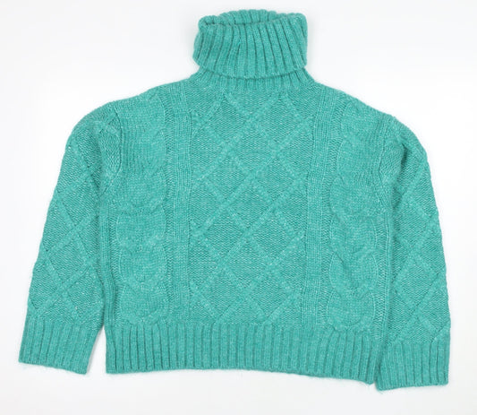 Womens UK Size XS Marks and Spencer Green Jumper Jumper