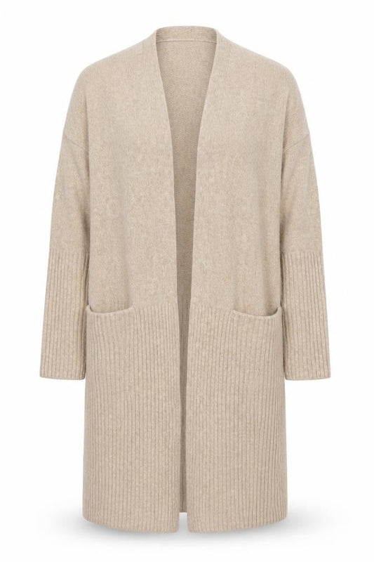 Womens UK Size S H&M Beige Cardigan Jumper