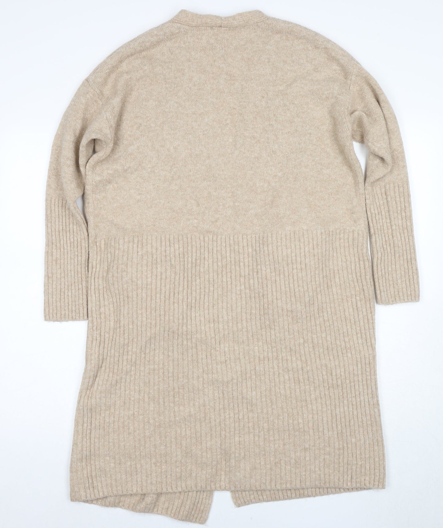 Womens UK Size S H&M Beige Cardigan Jumper