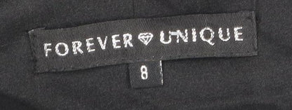 Forever Unique Black Off-Shoulder Women’s Dress Size 8