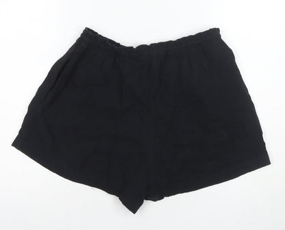 H&M Women's Black Cotton Shorts Size 12