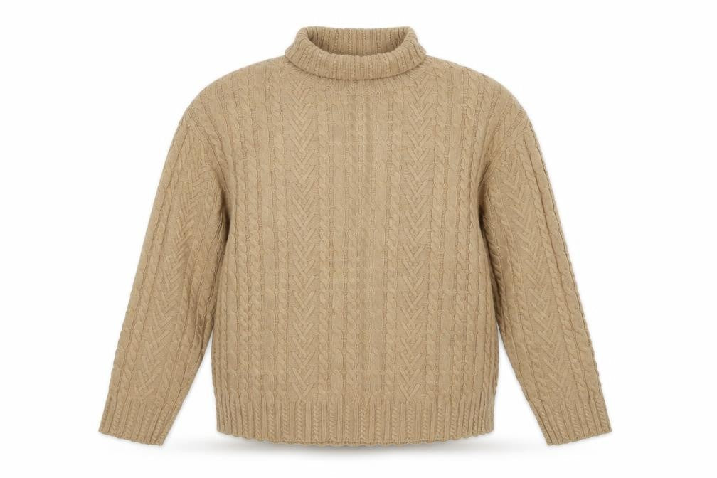 Womens UK Size L Marks and Spencer Beige Pullover Jumper