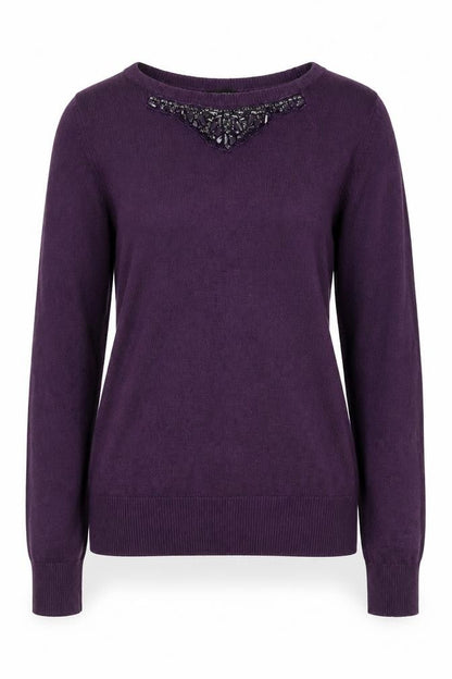 Womens UK Size 10 Dorothy Perkins Purple Pullover Jumper