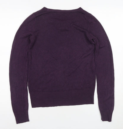 Womens UK Size 10 Dorothy Perkins Purple Pullover Jumper