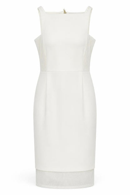 ASOS Women's Ivory Sheath Dress Size 8