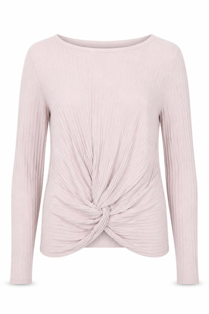 Womens UK Size 8 New Look Pink Wrap T-Shirt