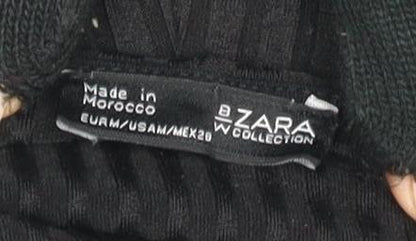 Zara Women's Black XS Bodysuit Jersey Casual