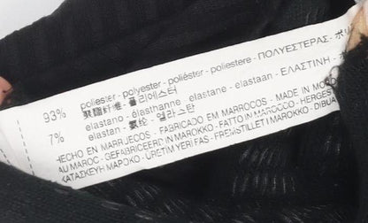 Zara Women's Black XS Bodysuit Jersey Casual