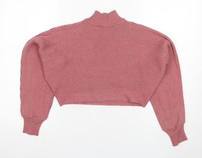 Womens UK Size S New Look Pink Pullover Jumper