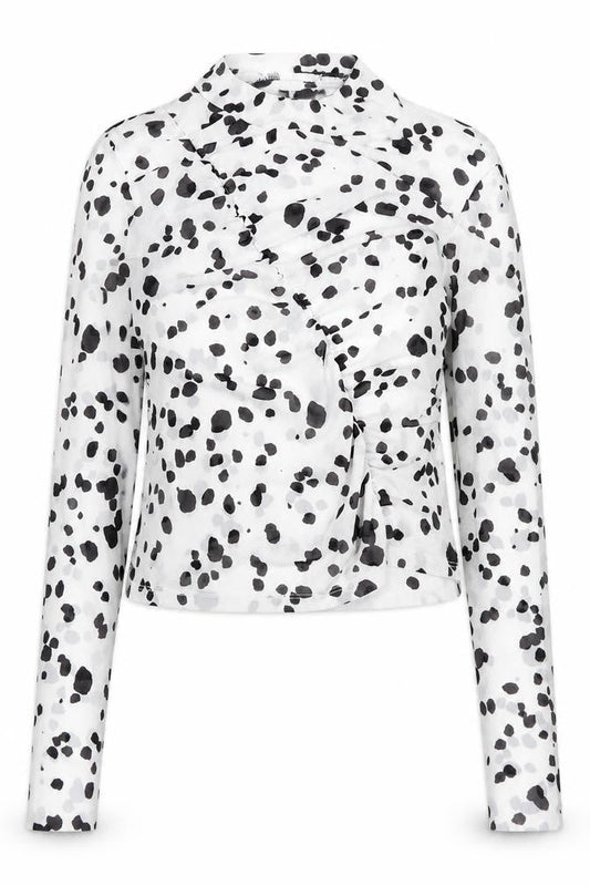 Front view of ASOS Women's Multicoloured Animal Print Blouse, size 10
