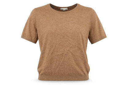 Womens UK Size S H&M Brown Basic T-Shirt