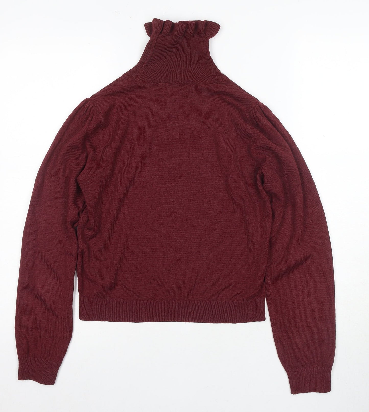Womens UK Size 8 Divided Red Pullover Jumper