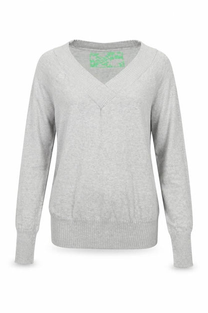 Womens UK Size 4 Divided Grey Pullover Jumper