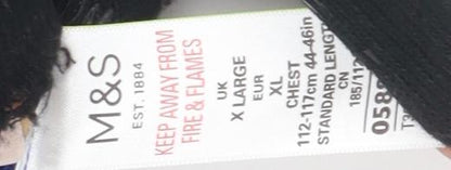 Marks & Spencer Men's Blue V-Neck Pullover XL