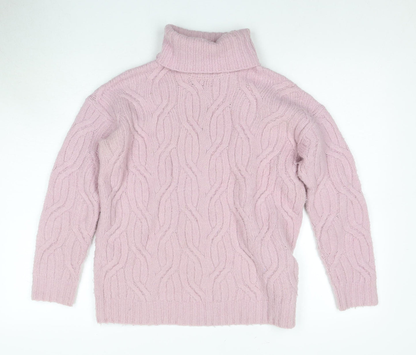 Womens UK Size XS Marks and Spencer Pink Pullover Jumper