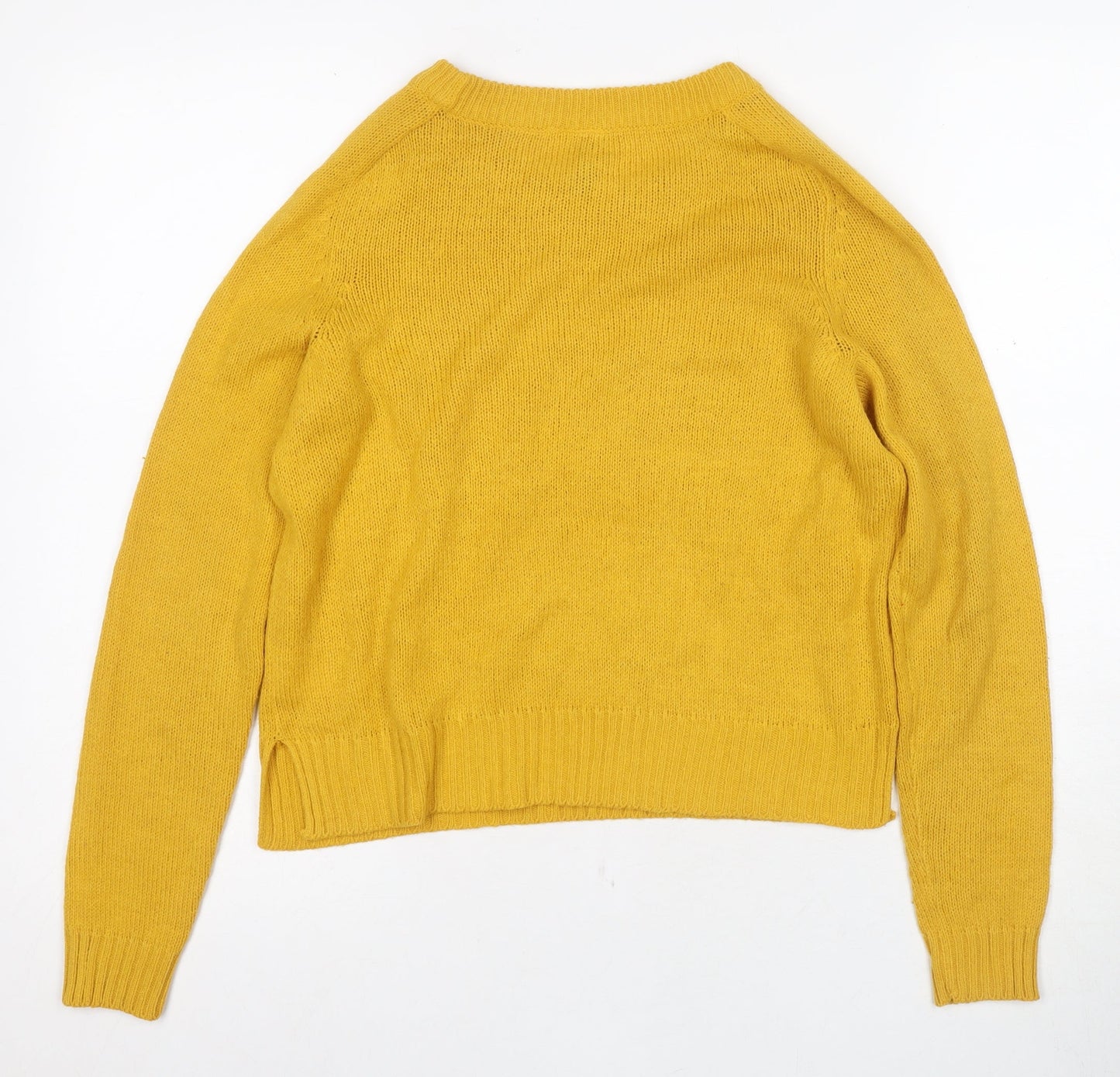 Womens UK Size XS H&M Yellow Pullover Jumper