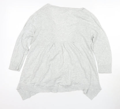 Womens UK Size UK 10 Dorothy Perkins Grey Cardigan Jumper