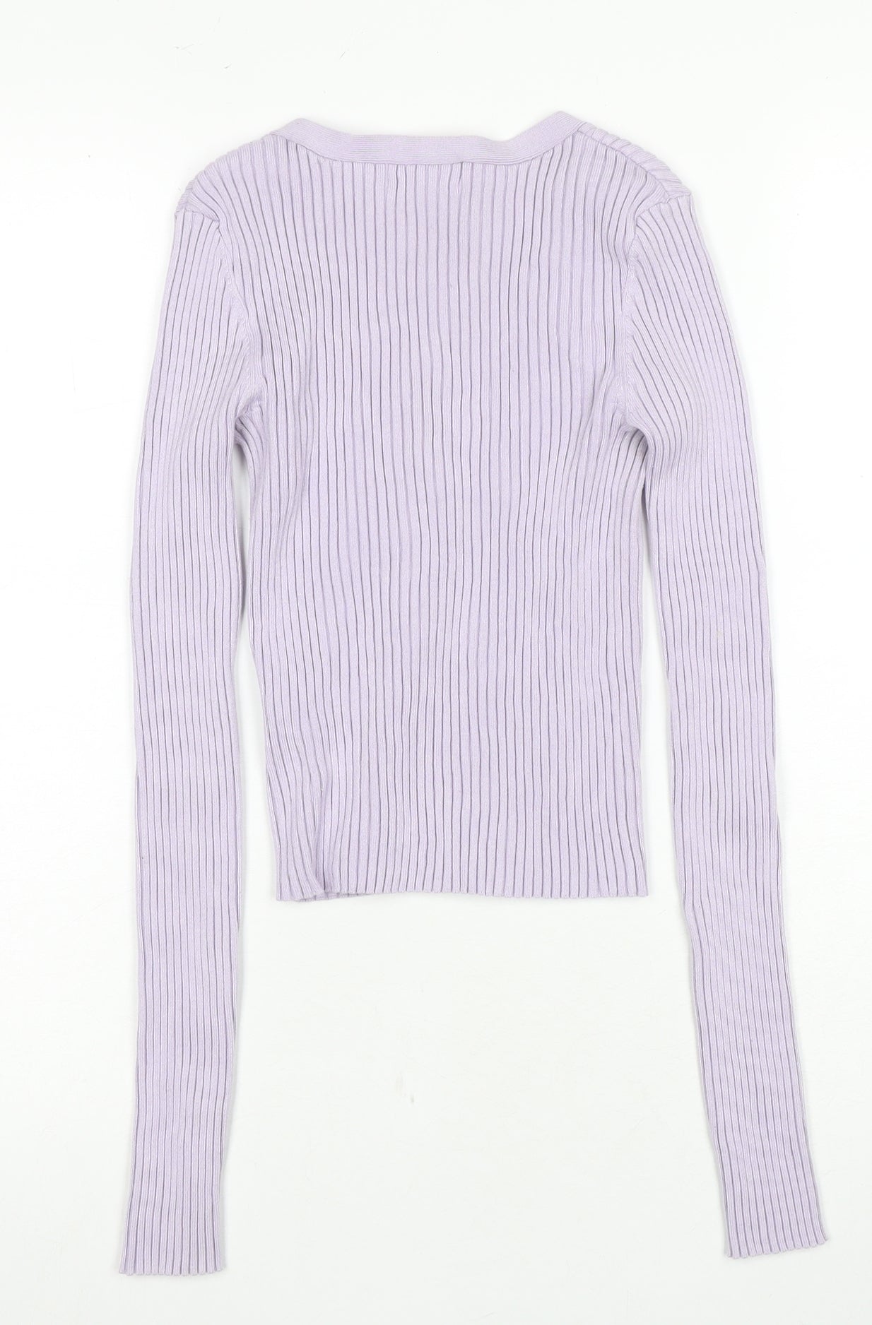 Womens UK Size M H&M Purple Cardigan Jumper