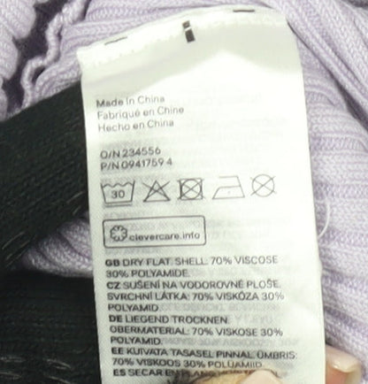 Womens UK Size M H&M Purple Cardigan Jumper