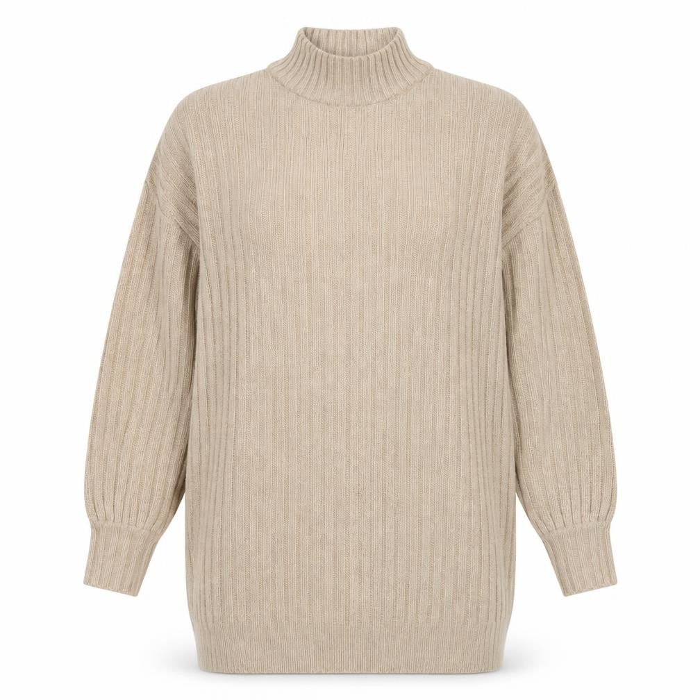 Womens UK Size S Nasty Gal Beige Pullover Jumper