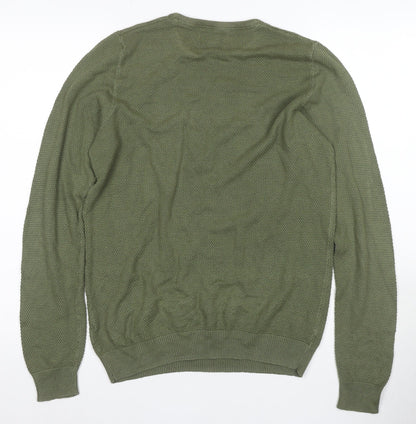 Marks and Spencer Men’s Green Knit Pullover S