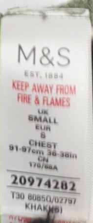 Marks and Spencer Men’s Green Knit Pullover S