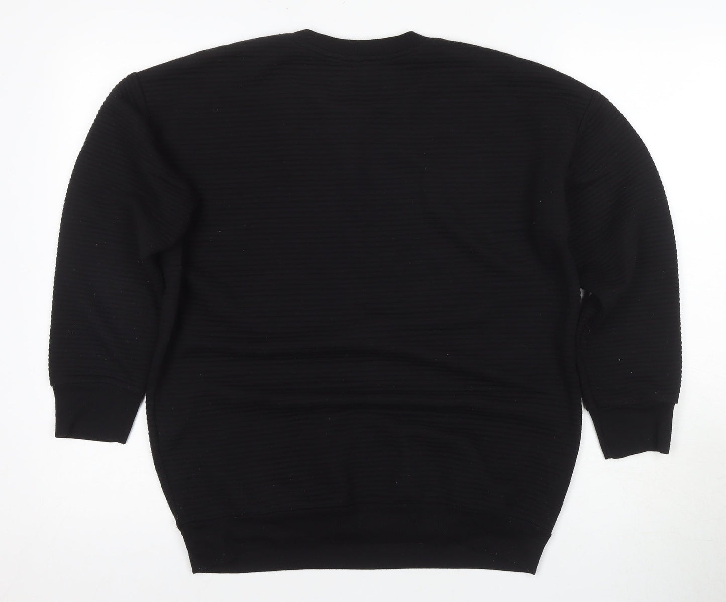 Womens UK Size 8 New Look Black Basic T-Shirt
