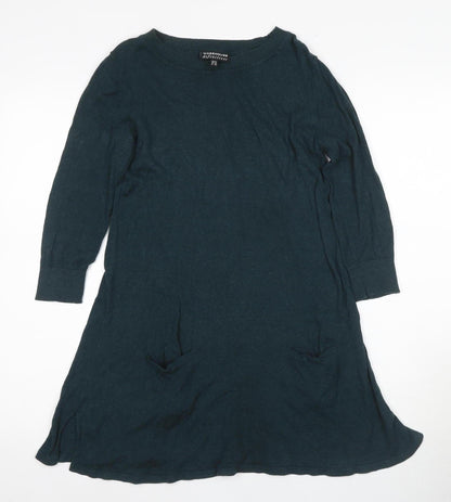 Warehouse Women's Green Knit Dress Size 10