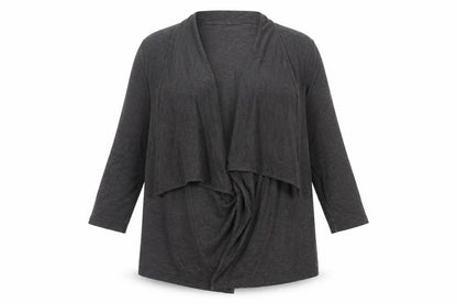 Per Una Women's Grey Wrap Blouse, Size 14, Cowl Neck